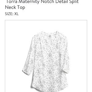 Verse brand maternity blouse